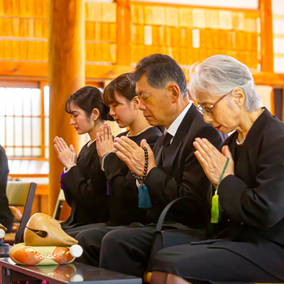 家族葬の葬儀風景